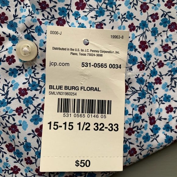 J.Ferrar Slim Fit Button Up - Picture 3 of 3